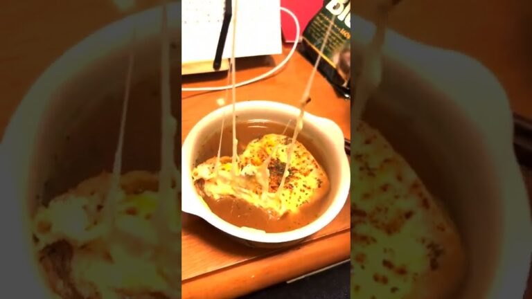 低糖質オニオングラタン風スープ