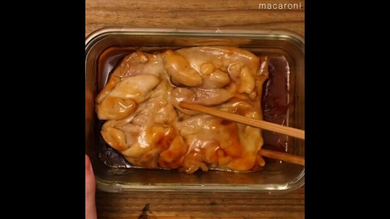 【レンジで簡単！】照り焼きチキン！#鶏もも #照り焼き #レンジ