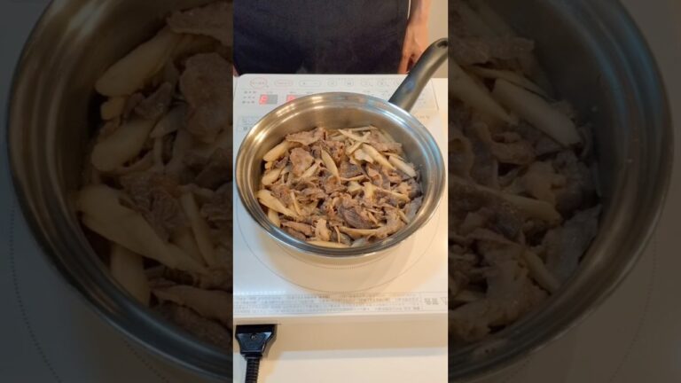【牛肉とごぼうのしぐれ煮】#しぐれ煮 #醤油麹 #クイーンクック #無水鍋 #簡単レシピ　