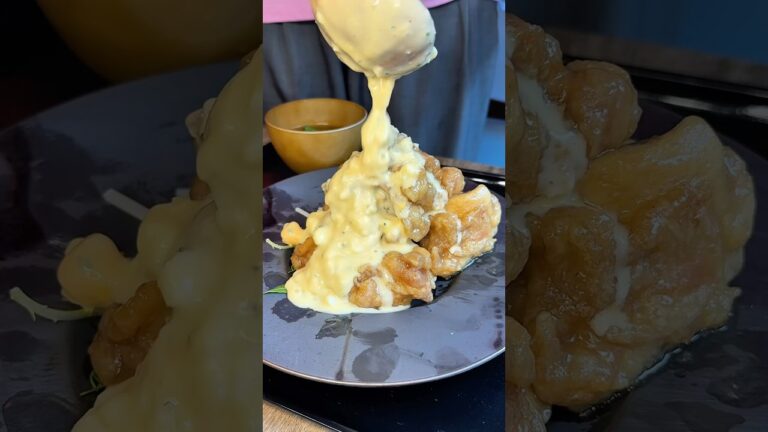 自家製タルタルかけ放題のチキン南蛮😋#たもグルメ #japanesefood