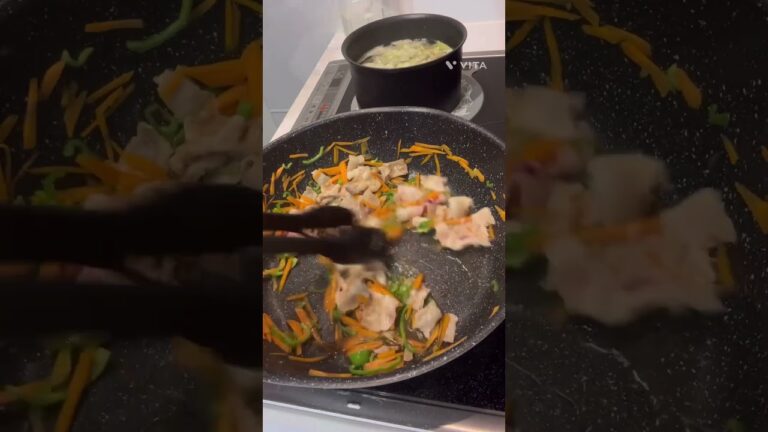 簡単！ヘルシー！しらたきチャプチェ