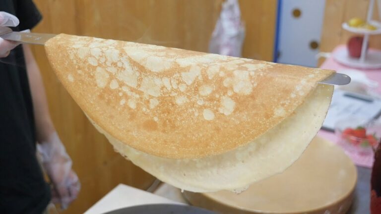 とんでもなく美味しいもっちりクレープの作り方