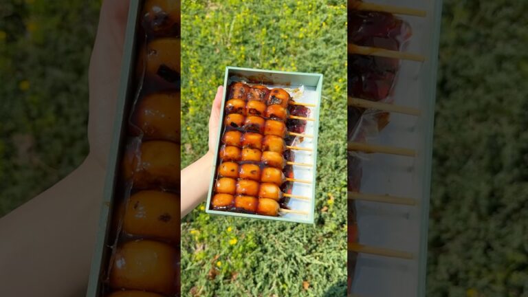 贅沢すぎる黄金のみたらし団子