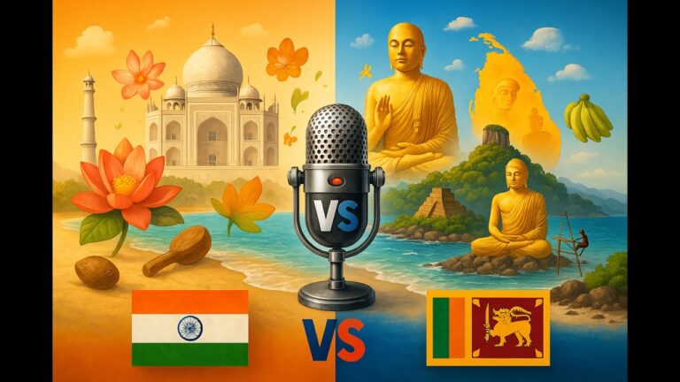 India vs Sri Lanka: Subcontinental Neighbors, Cultural Worlds Apart