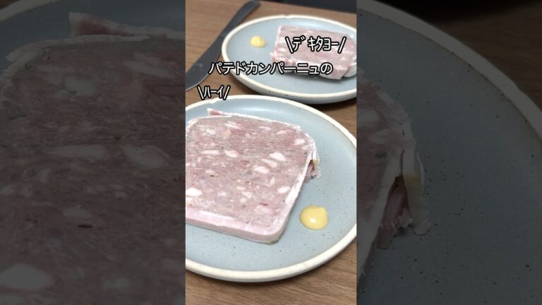 [おうちビストロ]我が家の閣下(妻)に隠れて独り酒パーティーを開催しまくった罪でパテ・ド・カンパーニュをお作りする動画