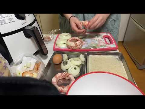 挙げないオニオンリング！作ります！【あなんずくっきんぐ】