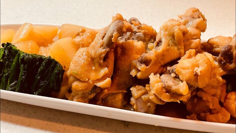 手抜き料理🙄切って入れてピッ！✨炊飯器レシピ😏カンタン酢を使って手羽元と大根の煮物✨✨✨