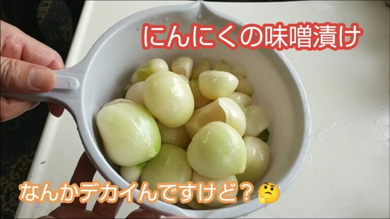 #287 にんにくの味噌漬け