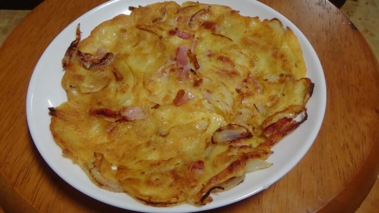 ベーコンと玉ねぎのおかずクレープ　作り方