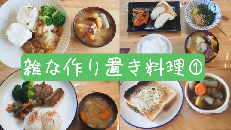 【節約料理】雑な作り置き料理➀【食費節約】