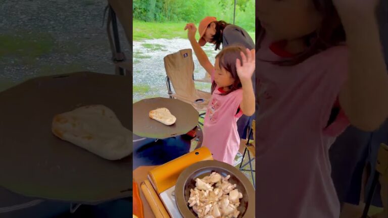 【子どもが爆食い】キャンプでバターチキンカレー/双子とキャンプ飯料理 #camping