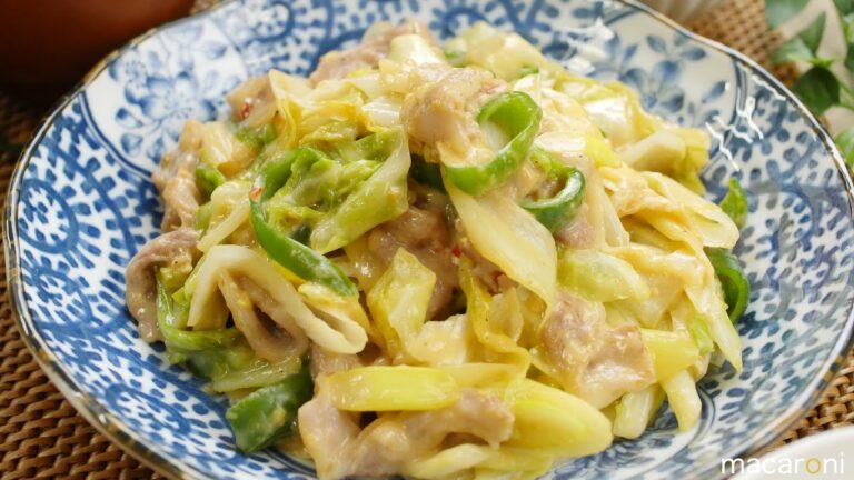 反則級のおいしさ！コク旨濃厚の「カマンベールチーズ回鍋肉」のレシピ・作り方