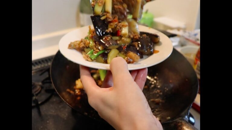 【ファん料理】　3分で麻婆茄子作ります　試してください　絶対美味しいよ