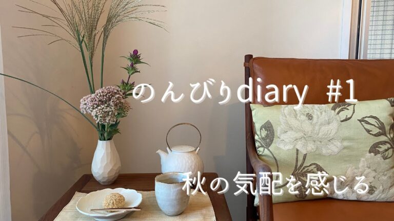 [50代主婦vlog] 新しい事を始める / 旬を味わう / 秋の気配を感じる / お彼岸