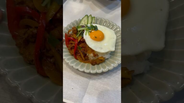 和風ガパオライス🔥