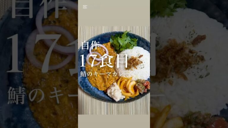 【自作カレー 17食目 鯖キーマ】 #自作カレー #カレーレシピ #カレー #カレーライス #料理動画 #福岡カレー #curry #fishcurry #鯖カレー #キーマカレー #スパイスカレー