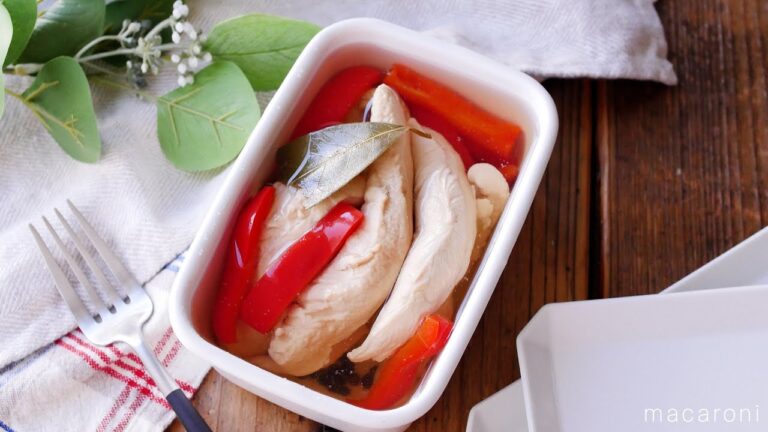【ささみのピクルス】漬け込み簡単おつまみ！お弁当おかずにも♪｜macaroni（マカロニ）