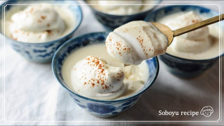 【とろけるブラマンジェの作り方】プリンよりなめらかでミルキー。飲めるほどとろけるスイーツ。