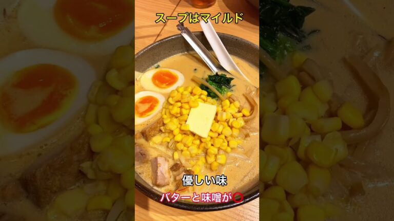 マイルド！北の大地の味噌ラーメン