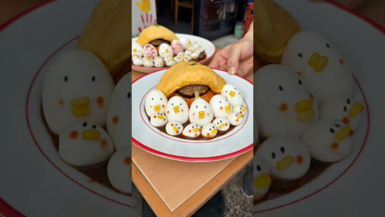 ひよこ18体の唯一無二の絶品オムライス🐣#japanesefood