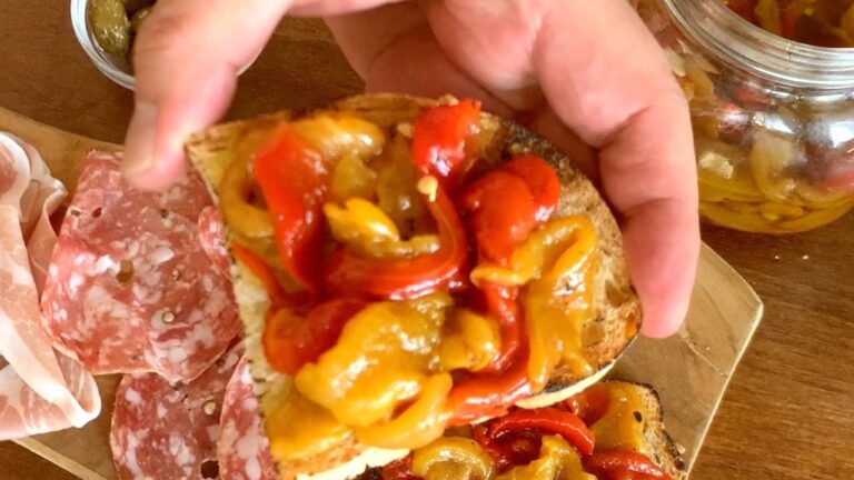 【パプリカのグリルのオイル漬け/Roasted Peppers in Oil (Peperoni Arrostiti Sotto Olio)】