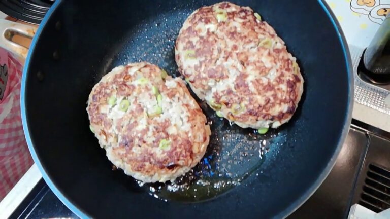 【アラフィフちょーおでぶ】ビック豆腐ハンバーグを作る！😅