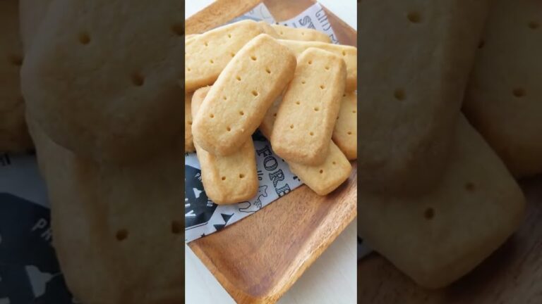【材料3つズボラスイーツ】ショートブレッドクッキー / Short Bread Cookies