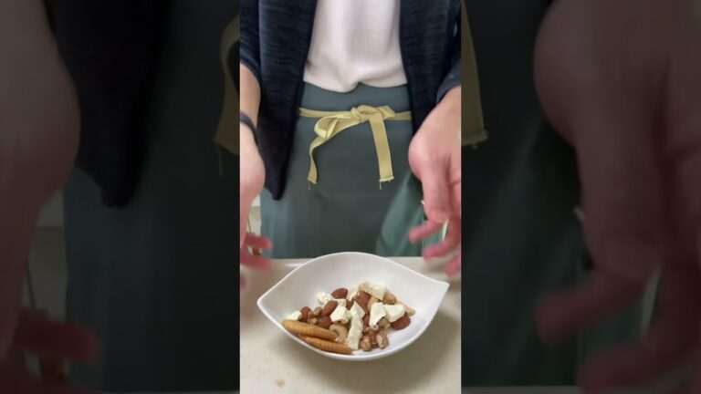 ナッツとクリームチーズ和えの作り方　#shorts
