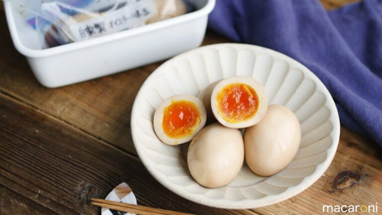 半熟とろとろ…！こくうま自家製味玉 のレシピ 作り方【作り置き】