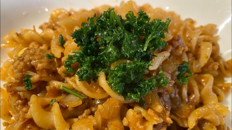 粗挽き牛肉と玉ねぎの濃厚ラグーソース 食レポ雑談