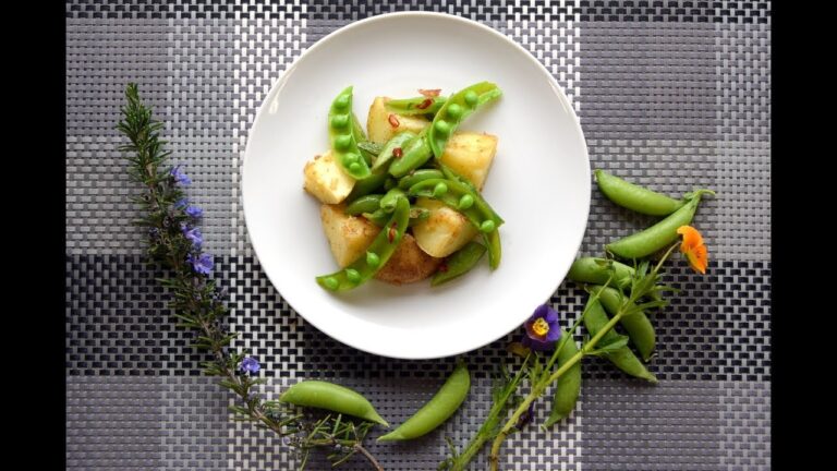 HOKUEI's KITCHEN No.14「スナップエンドウとジャガイモのガーリック炒め」