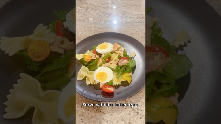 Everyone will LOVE this Salmon Nicoise Pasta Salad