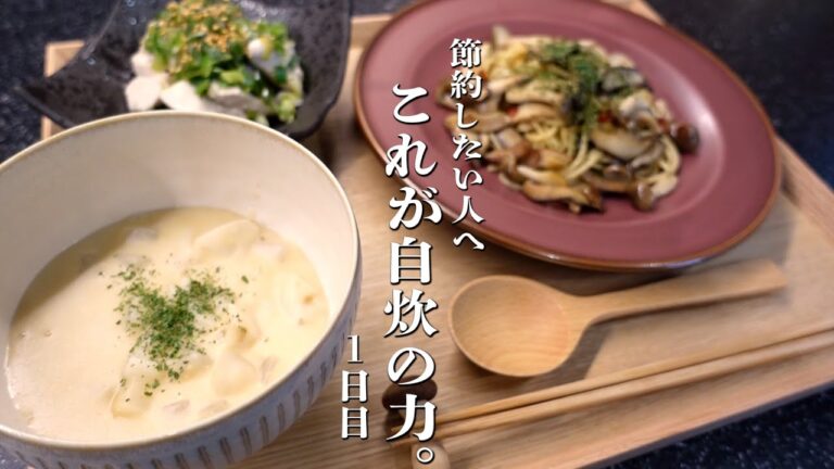 節約できる。１食290円。そのまま真似できる献立１日目