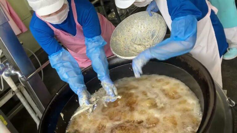 ししゃものフライ、気合い1100本！！