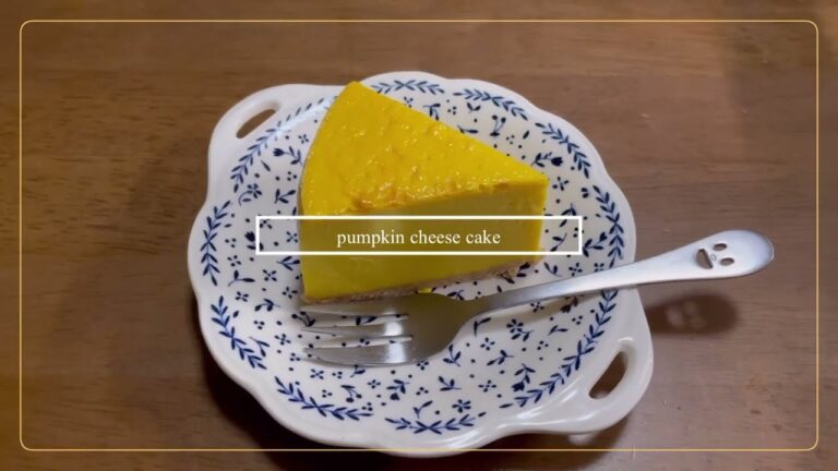 [かぼちゃのベイクドチーズケーキ]