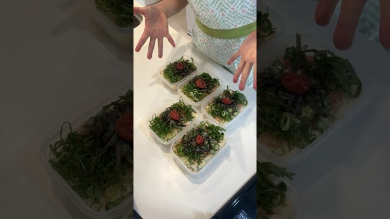 冷凍うどんを使った、超手抜きのひんやり弁当を作ってみたらおいしすぎた。#shorts#冷凍弁当 #冷凍ストック#うどん#夏レシピ#ひんやり