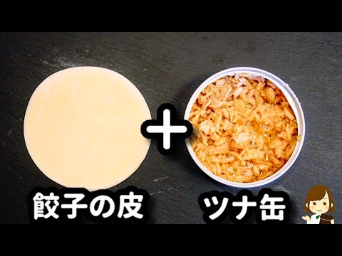もう餃子は包みたくないし包丁も使いたくない！面倒くさがり屋さん必見の『てぬき餃子』の作り方Unwrapped Tuna Dumplings