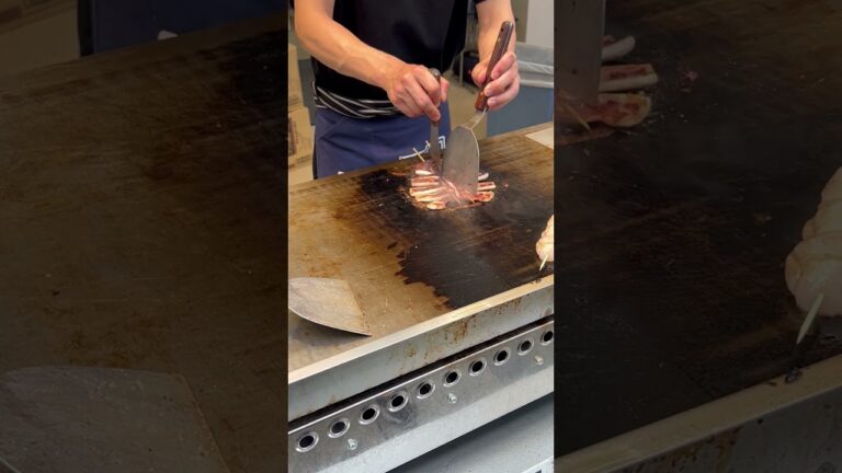 【イカ焼き】屋台☆tiktok風に撮ってみた