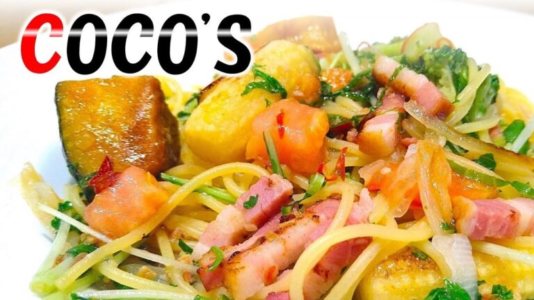 ココス　１／２日分野菜のペペロンチーノ