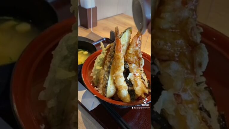 米粉油で揚げる天ぷら店。#姫路グルメ #姫路ランチ #天丼 #神福#ado #阿修羅ちゃん