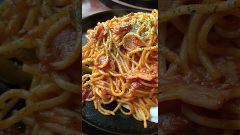 善通寺市にある喫茶店の激旨鉄板焼きナポリタン（2023年5月11日） #パスタ #ランチ #japanesefood #pasta＃善通寺