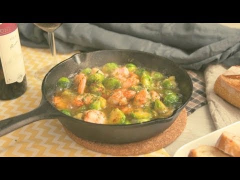 ★あっつあつアヒージョ★海老と芽キャベツ/How to make the Shrimp Ahijo/& kitchen - アンドキッチン