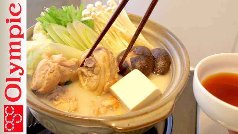 オリンピックの超簡単レシピ　★モランボン×美味赤どりー博多風水炊き　モランボンの鍋の素♪