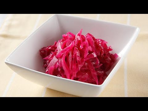 おかずラボ　酢の力を生かす（２）紫キャベツのピクルス