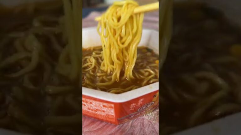 日清ラ王 濃厚味噌 うめ～～！　#shorts