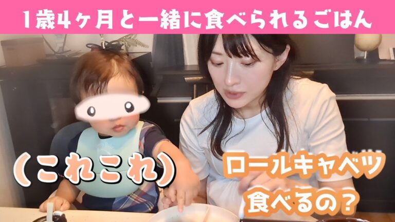 1歳4か月の子供も一緒に食べられる！簡単ロールキャベツ