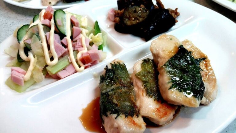 【簡単家庭料理】鶏肉のシソ巻き焼き！ご飯やお弁当・お酒のおつまみにも…余った材料でさくっと！