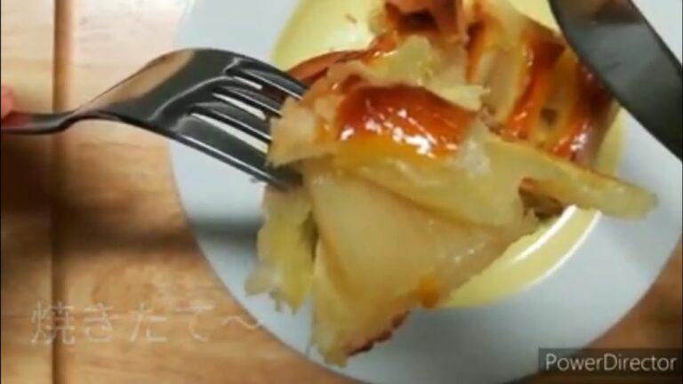 魅惑の熱々アップルパイ🍎/リンゴコンポート/息子