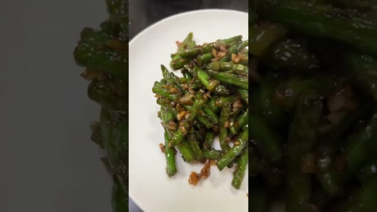 台湾風インゲン豆の炒め物スクロール Scrolling Taiwanese fried kidney beans