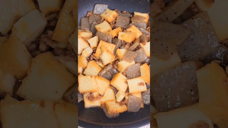厚揚げとこんにゃくのひき肉炒め#簡単レシピ #簡単ごはん #料理 #節約レシピ